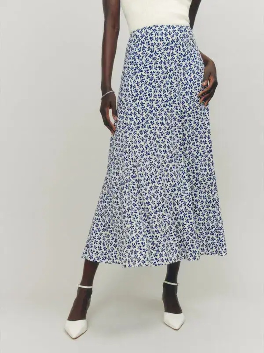 Reformation Bryson Skirt Bombay - Size 10